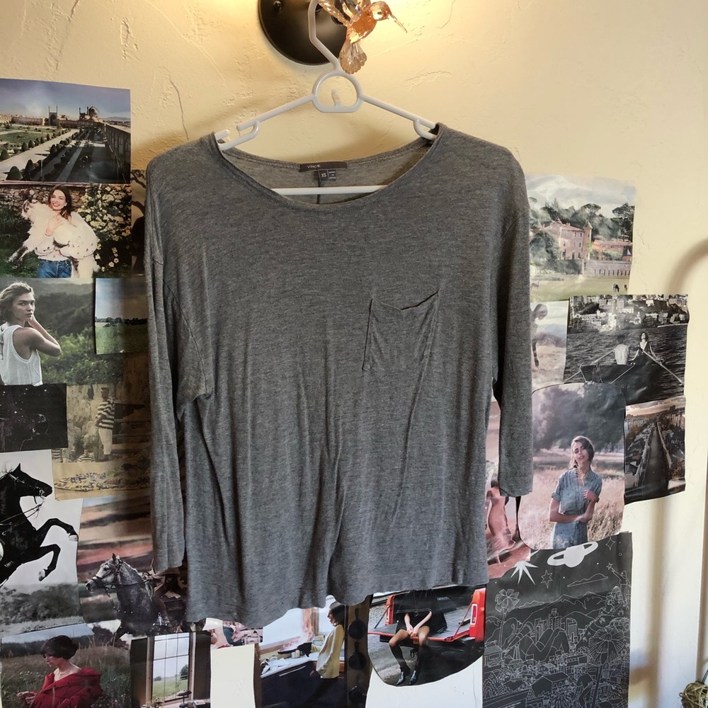 ▫️VINCE▫️grey shirt